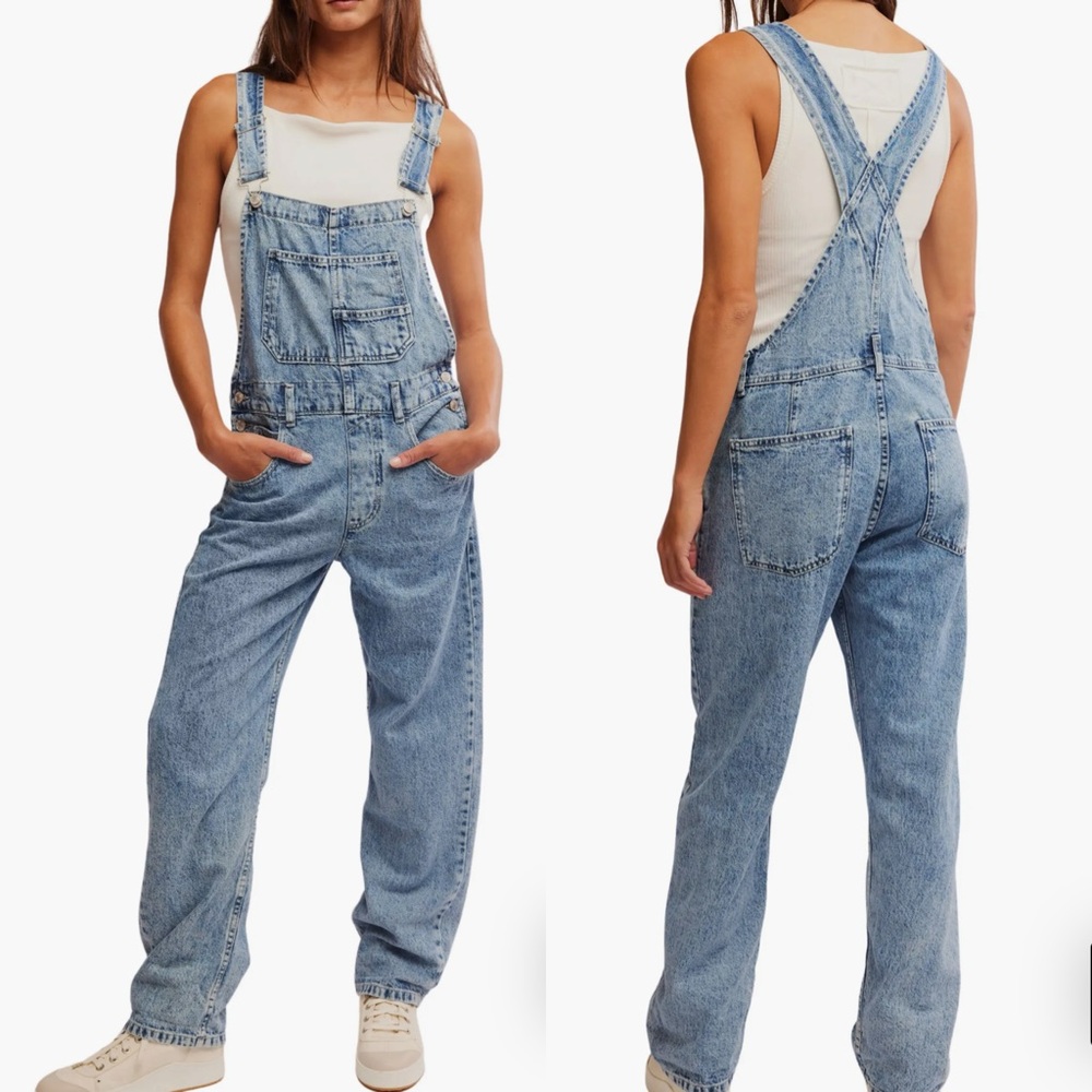Free People We The Free Ziggy Denim Overalls